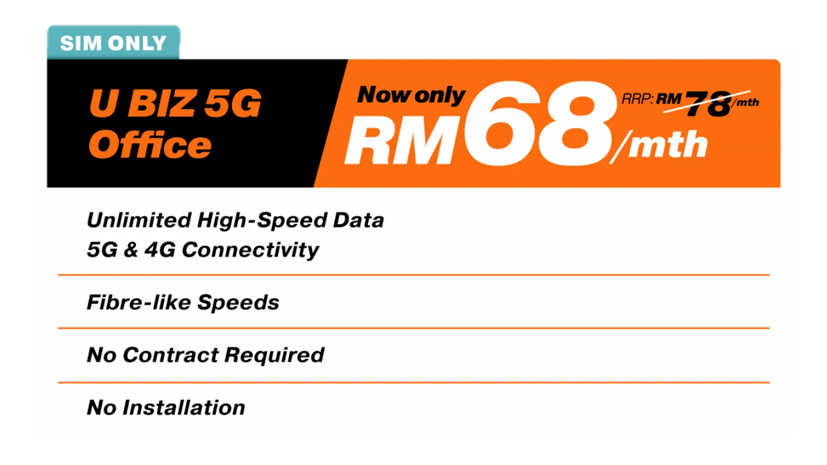 U Mobile 5G Sim Plan