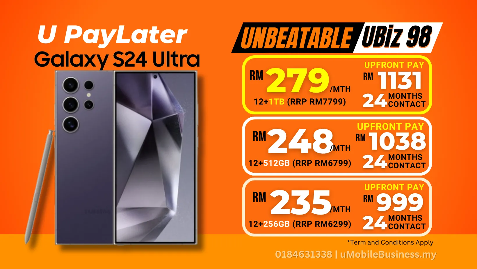 U Mobile postpaid 68