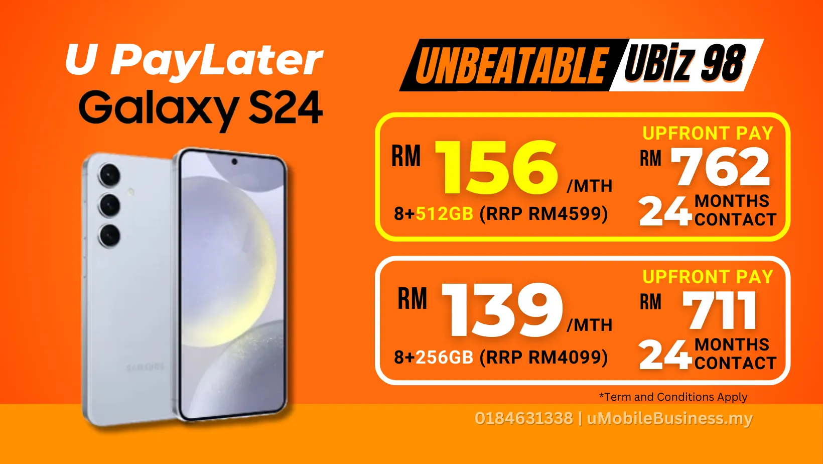 U Mobile postpaid 68