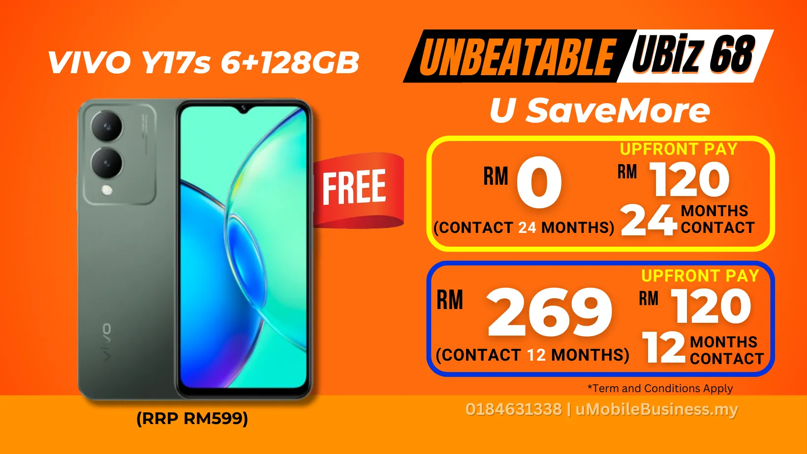 U Mobile postpaid 68