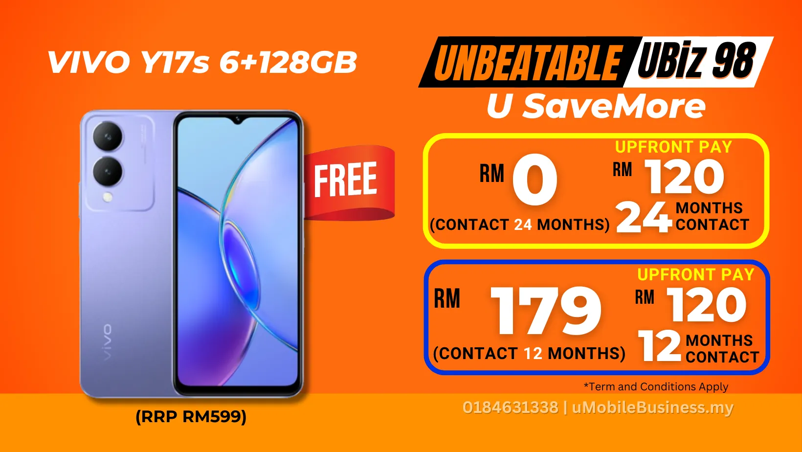 U Mobile postpaid 68