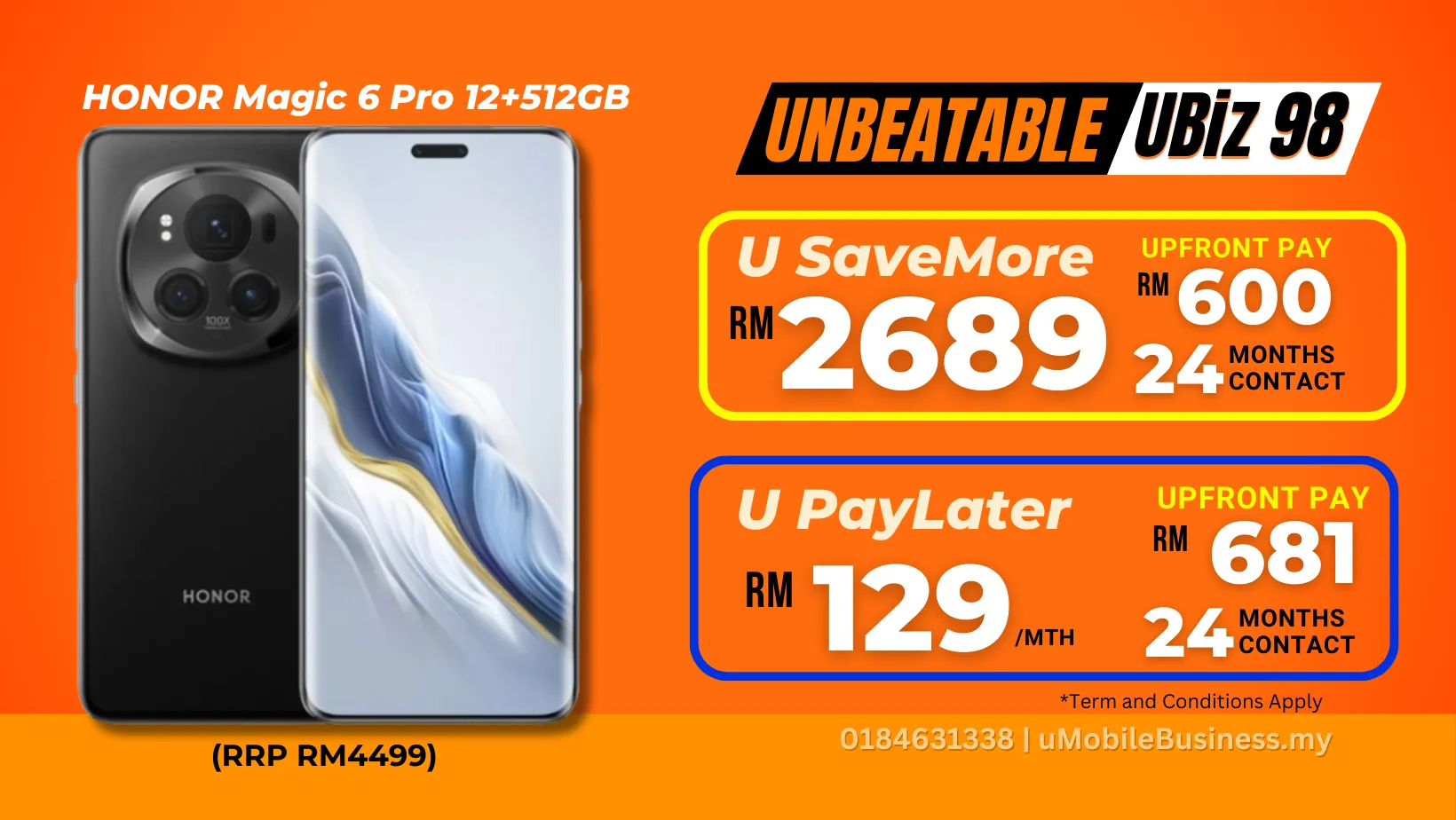 U Mobile postpaid 68