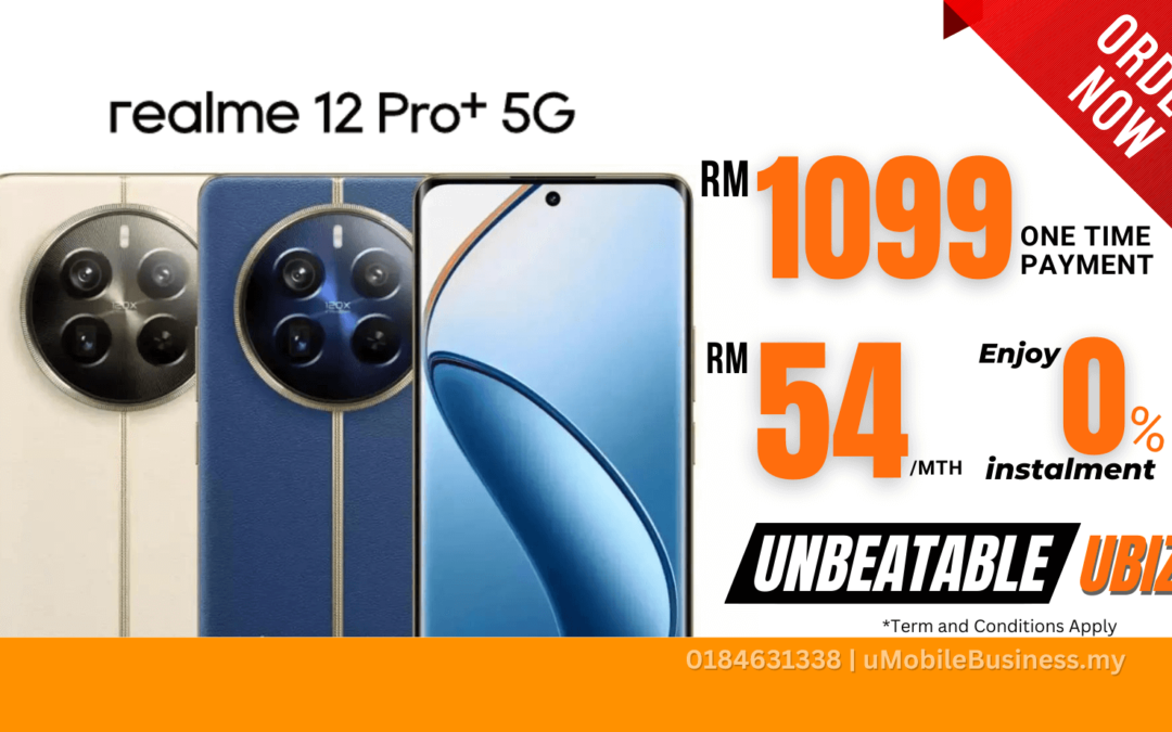 Tawaran Terhebat! Dapatkan realme 12 Pro Plus 5G dengan U Mobile Business Postpaid Plan!