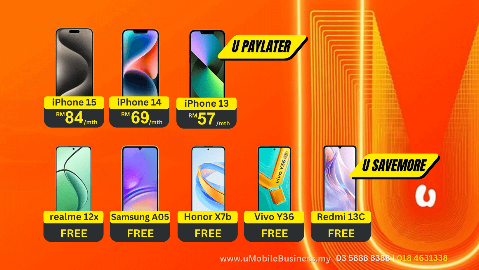 u mobile free phone