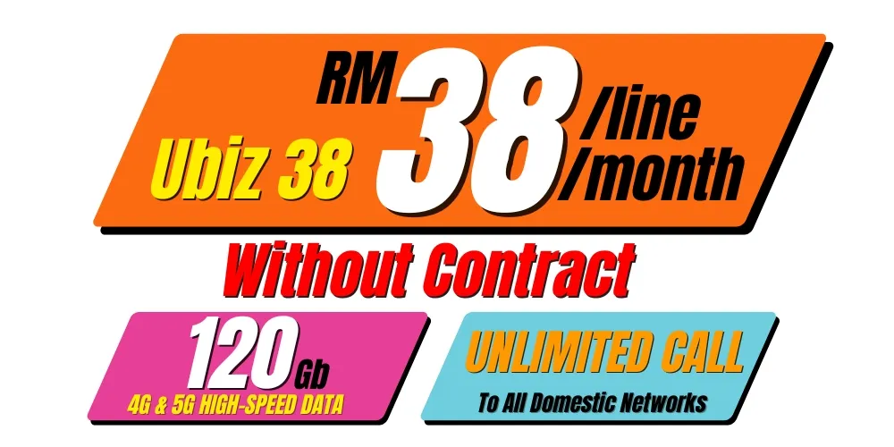 UMobile Business Postpaid Ubiz 38