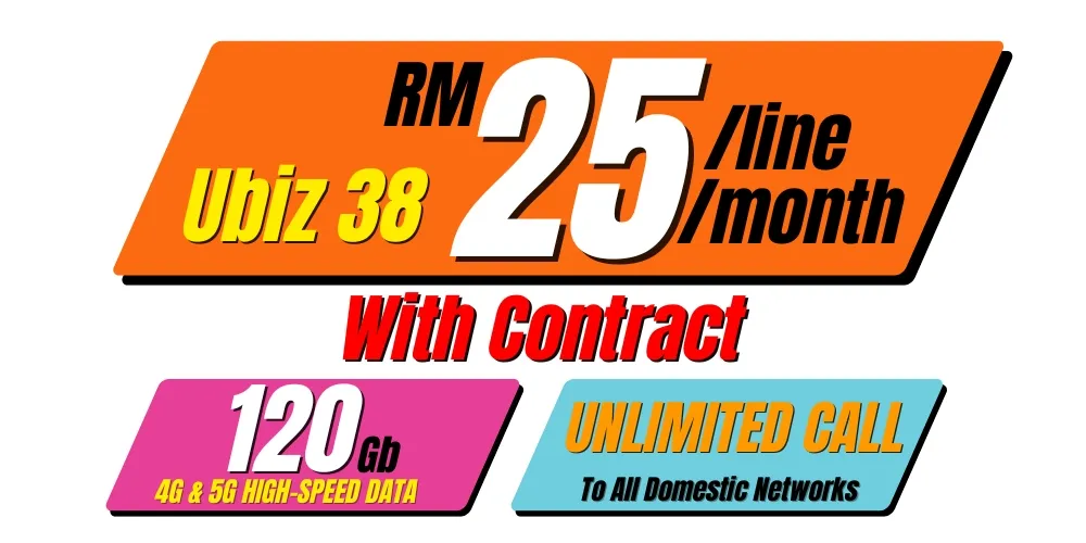 UMobile Business Postpaid Ubiz 38