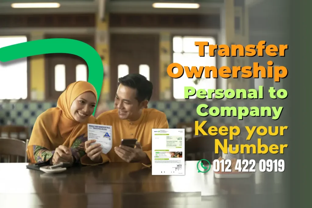 transfer ownership from personal to company name