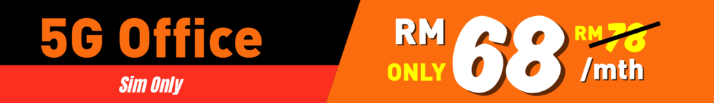 UHome 5G Office only RM68 without contract sim plan