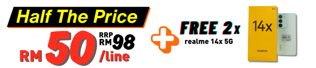 RM50 Free 2 units 5G smartphone