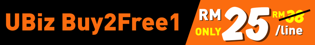 U Mobile Business 5G Bundle RM25 per line with buy 2 free 1 promo