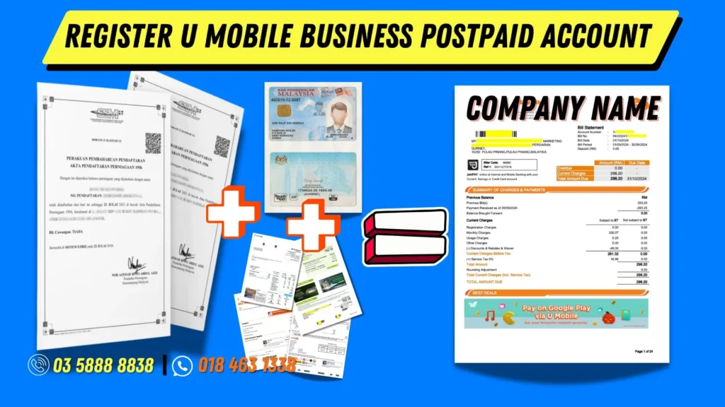 Register company mobile postpaid plan online