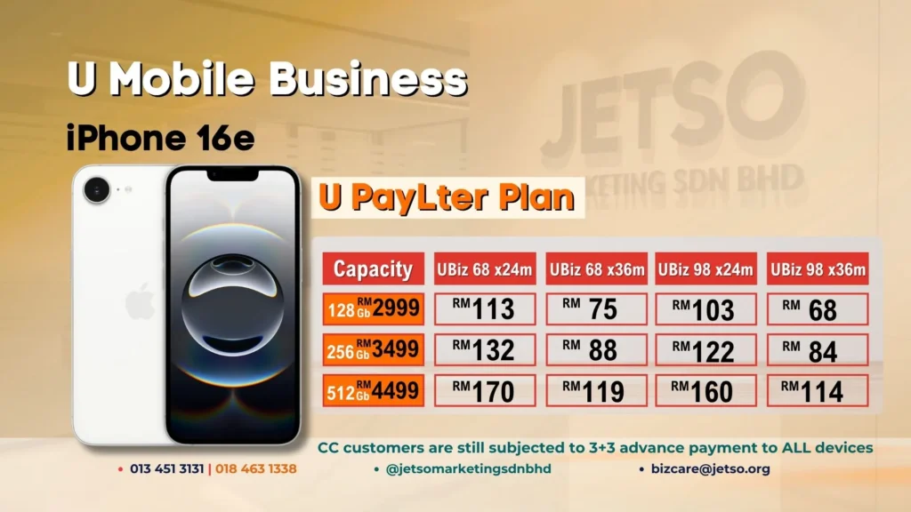 iPhone 16e installment plan Malaysia