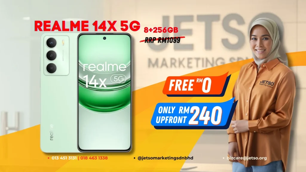 U Mobile Free 5G realme 14x