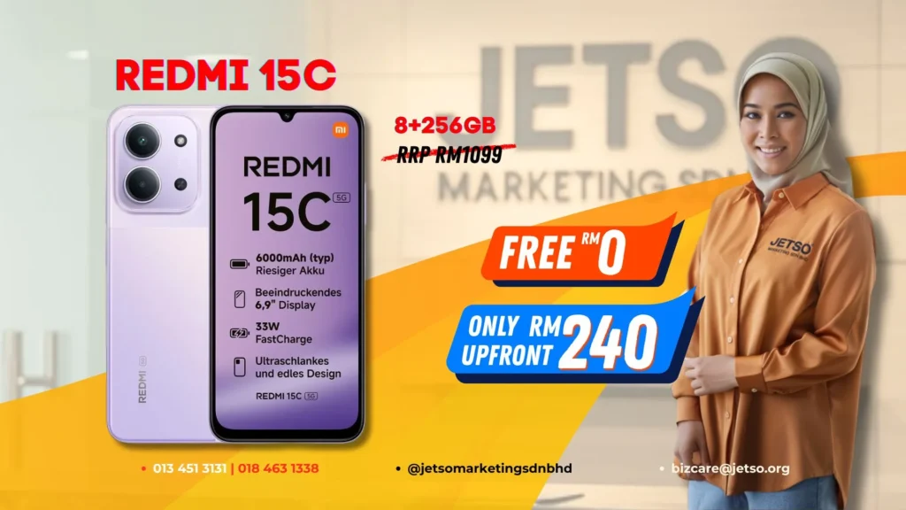 Free 5G Phone Redmi 15C