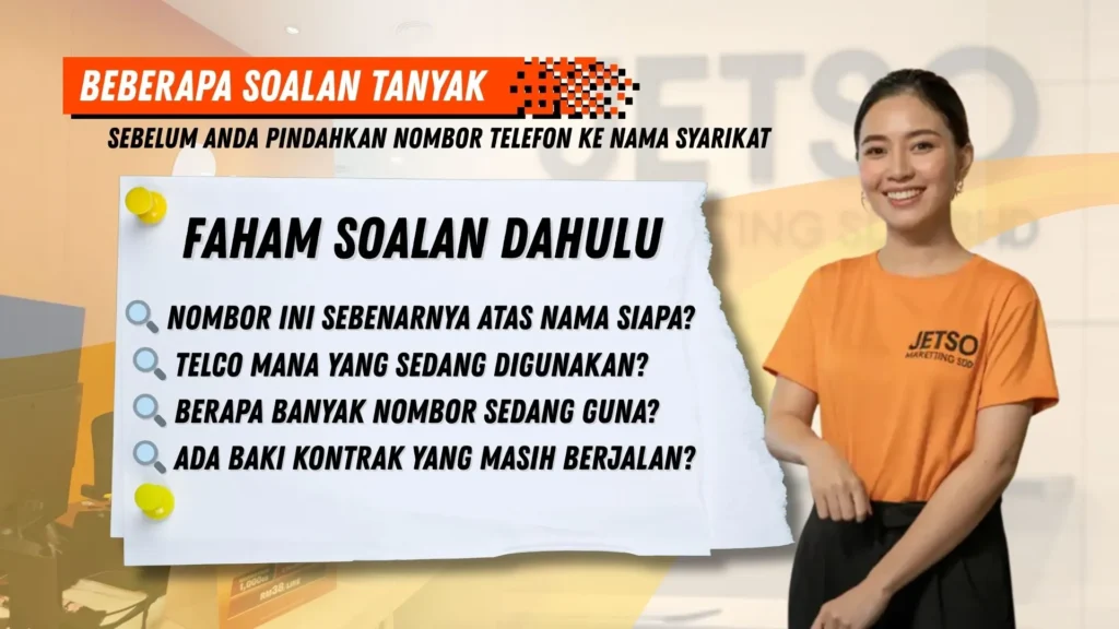 caj tukar nama nombor telefon